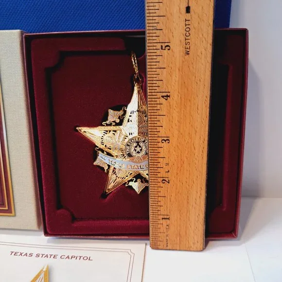 Texas State Capitol Ornament 2015 The Lone Star Christmas Collectible Box - Picture 5 of 8